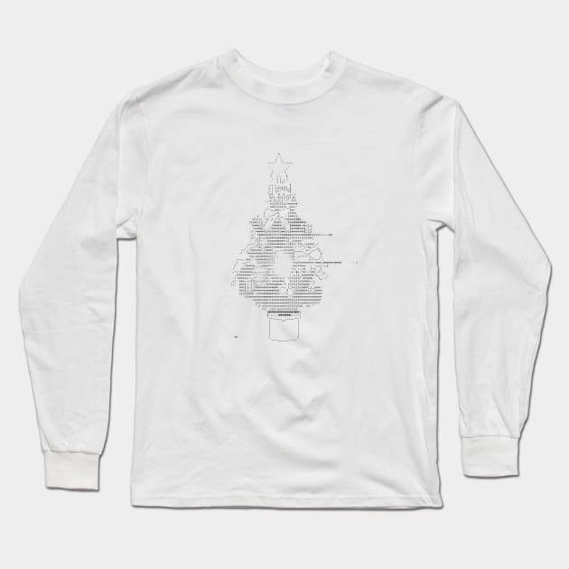 Christmas tree Long Sleeve T-Shirt by Pastor@digital